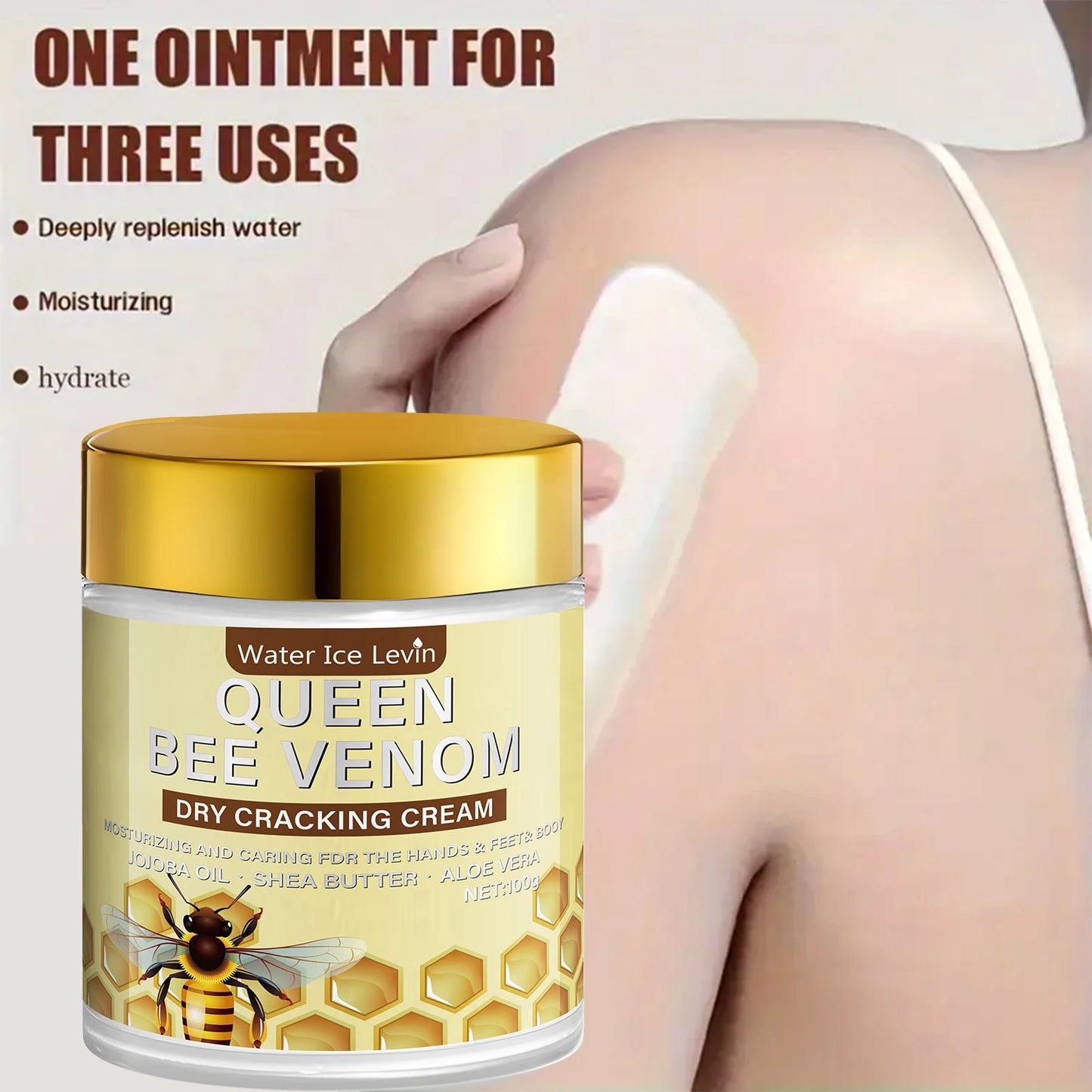 Bee Venom Cream with Retinol & Niacinamide – Hands, Feet & Body