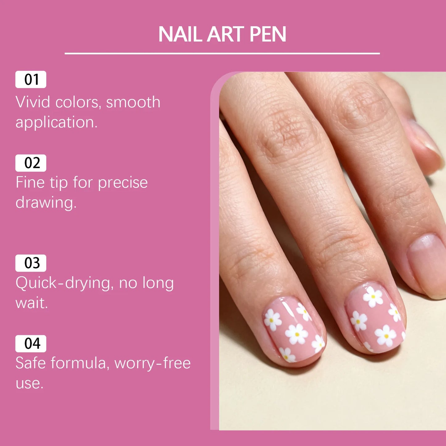 12pcs Nail Art Dotting Pen Set for Creative Nail Designs Peaceful Pleasures Health and Wellness