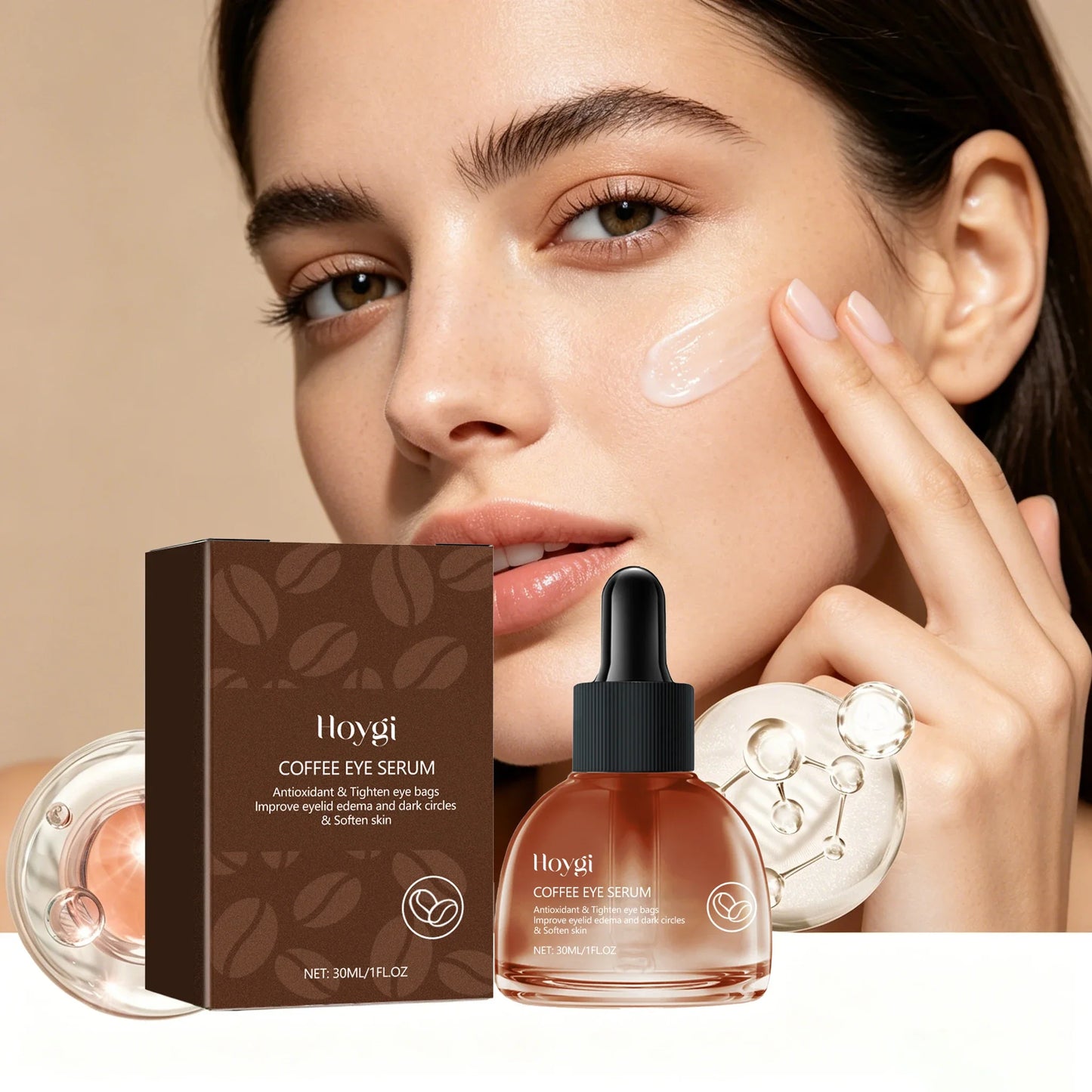 Hoygi Coffee Face & Eye Serum 30ml – Firming & Moisturizing