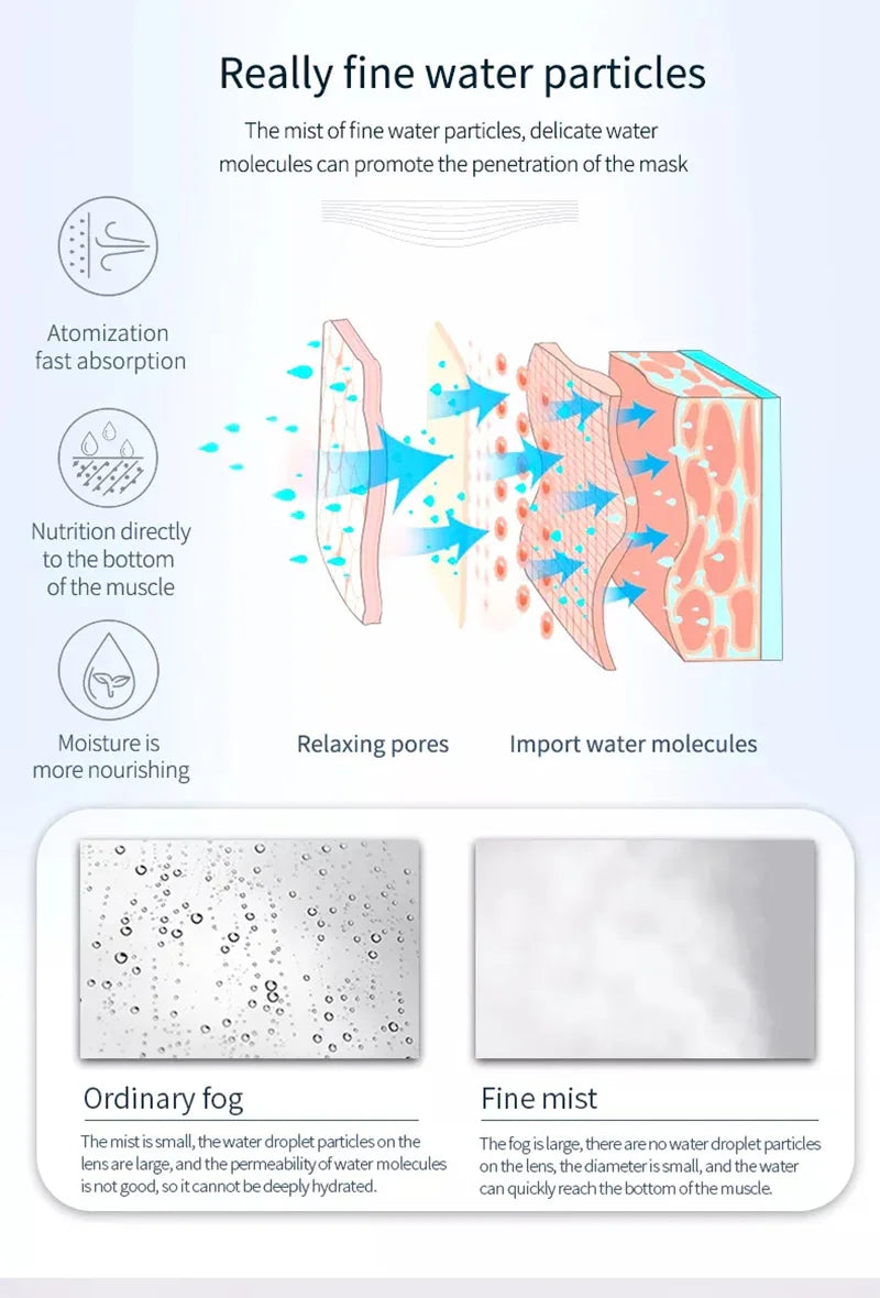 VamsLuna Ozone Facial Steamer – Warm Mist Face Vaporizer
