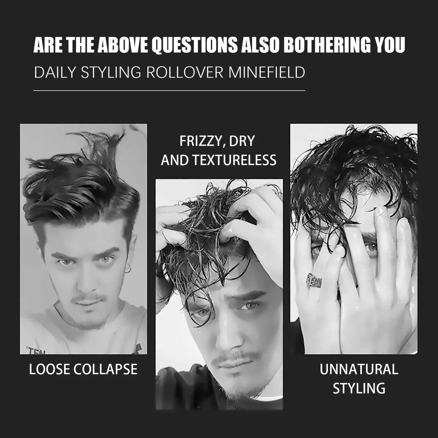 Jaysuing Hair Styling Gel Spray – Frizz Control & Volume