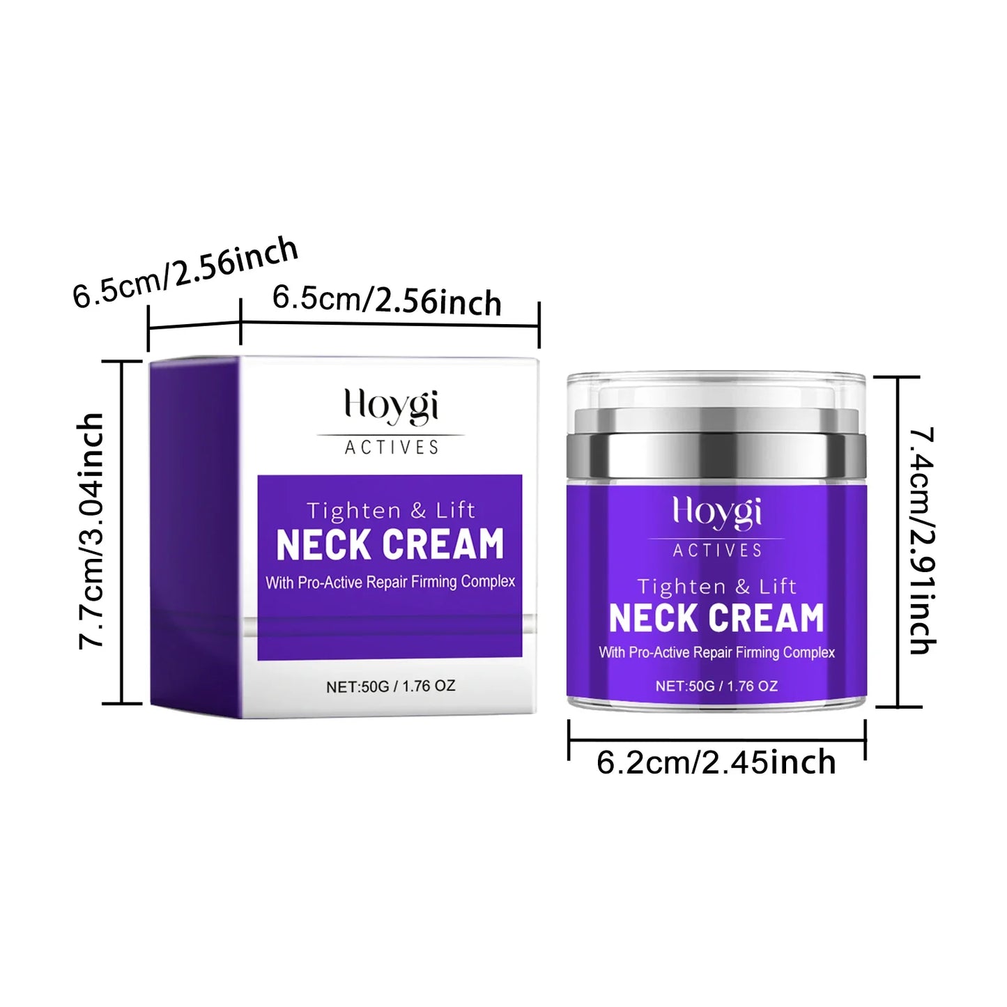 Hoygi Neck Firming Cream – Avocado Oil, Anti-Wrinkle 50g