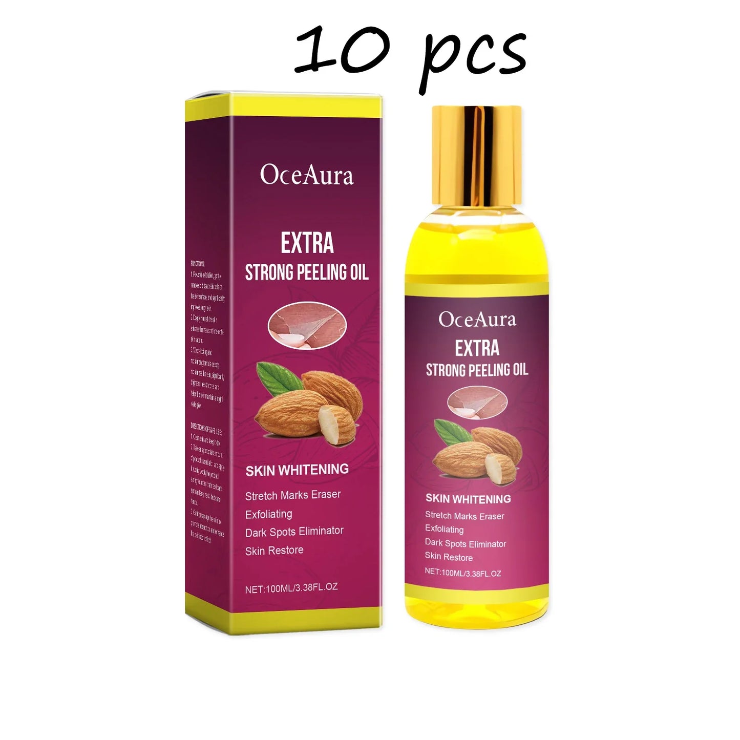 OceAura Body Peeling Oil – Exfoliate, Moisturize & Brighten