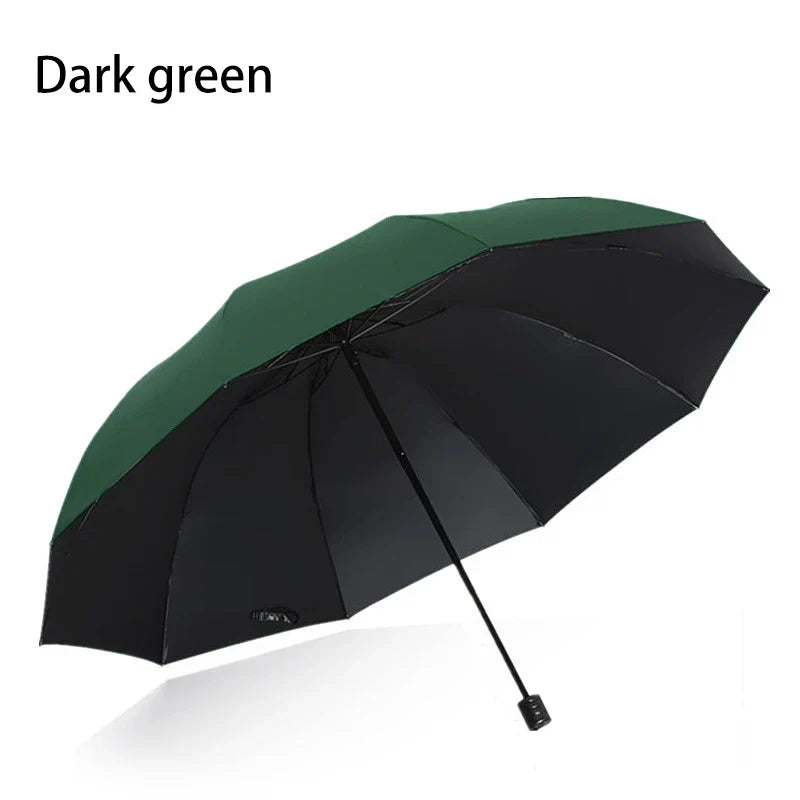 130cm Extra-Large Windproof Folding UV Umbrella | Sun & Rain