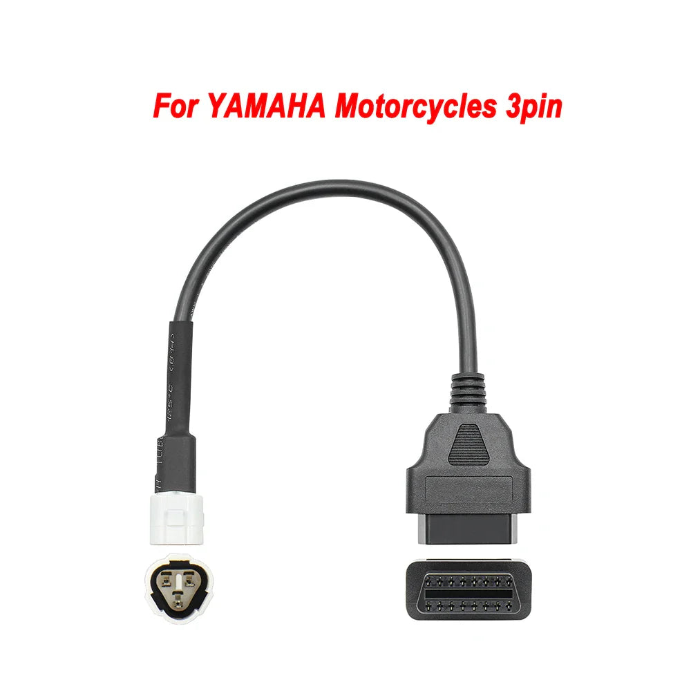 Motorcycle OBD2 Adapter 3/4/6 PIN – Yamaha & Honda Diagnostic