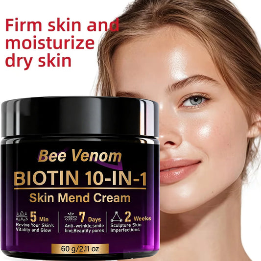 Bee Venom Biotin 10-in-1 Anti-Aging & Firming Cream 60g Anti-Aging Face Cream Oasis Select