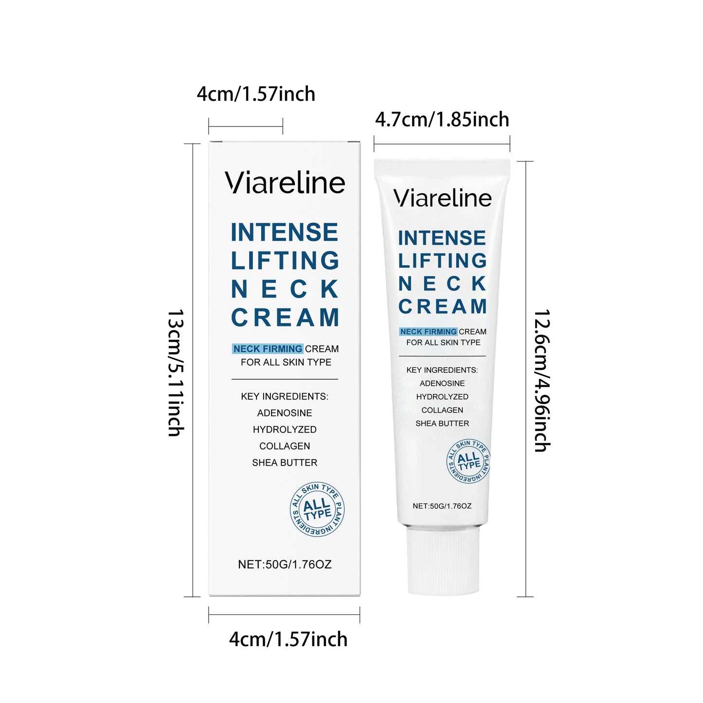 Viareline Neck Firming Cream – Lifting, Tightening & Collagen