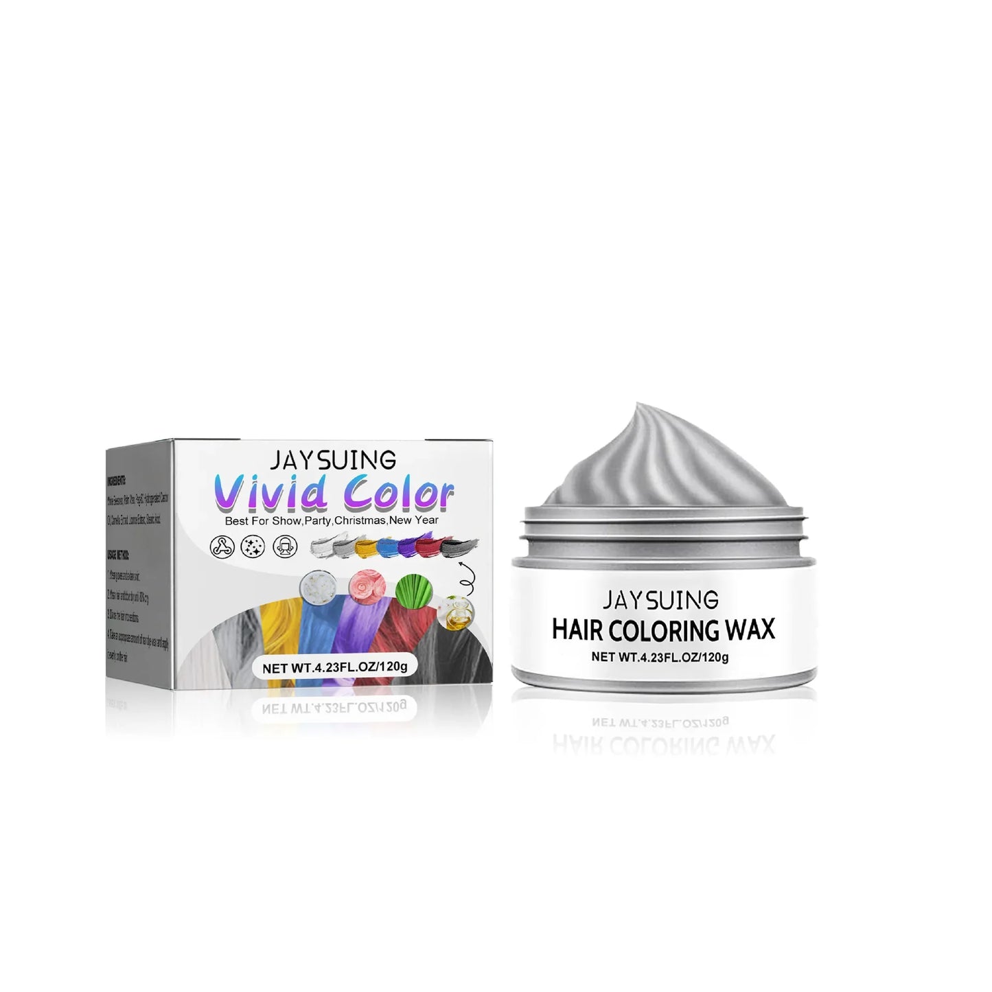 Temporary Hair Color Wax – DIY Styling Pomade 120g