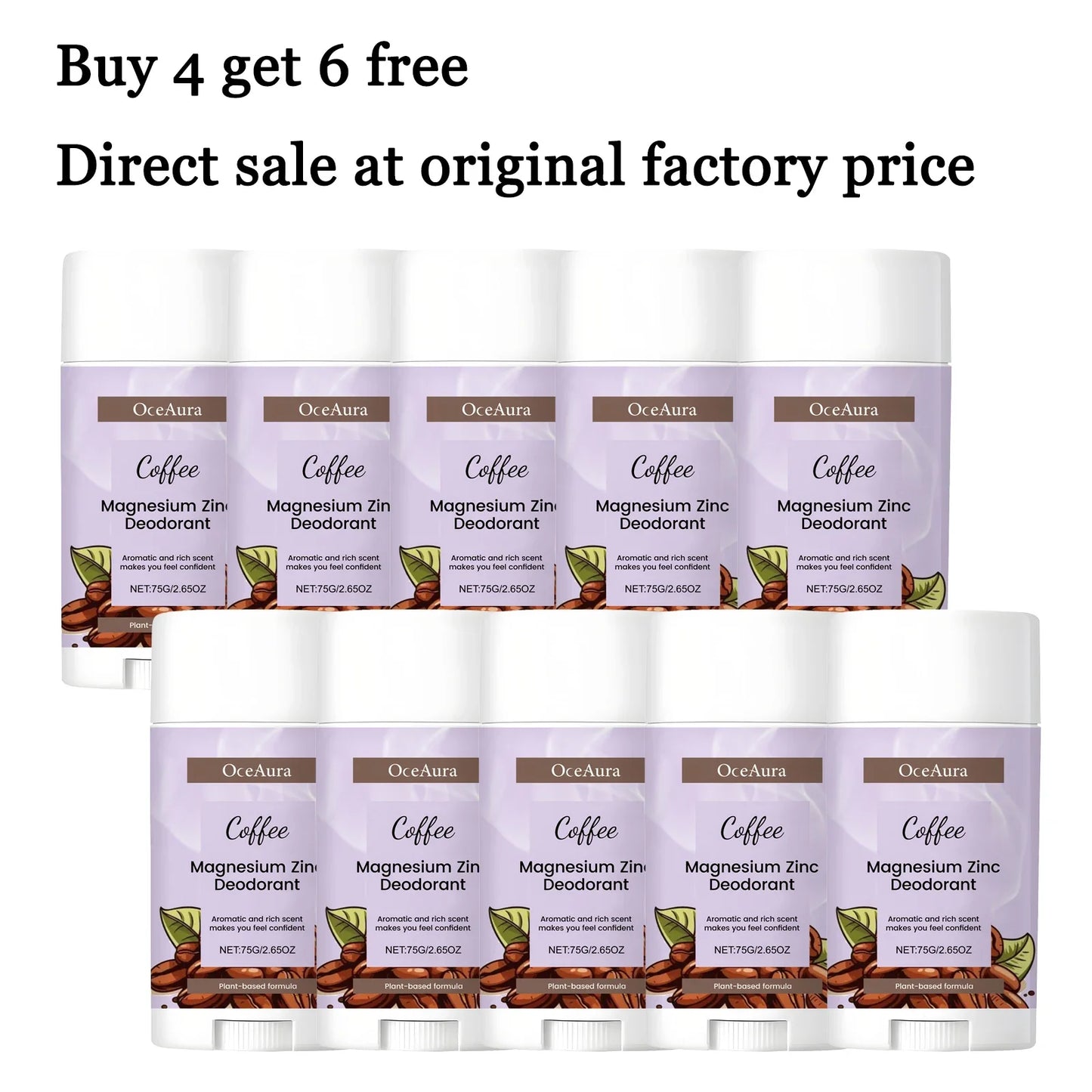 75g Moisturizing Body Deodorant Balm Stick – Alcohol-Free