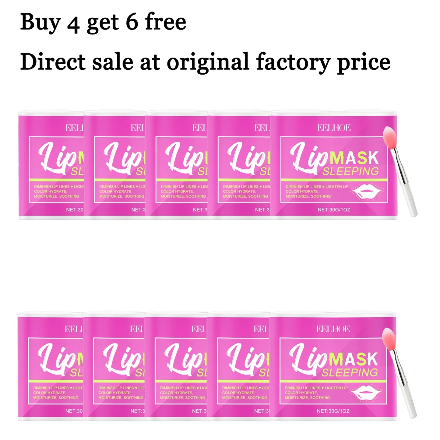 Pink Avocado Lip Sleeping Mask – Moisturize & Fade Fine Lines