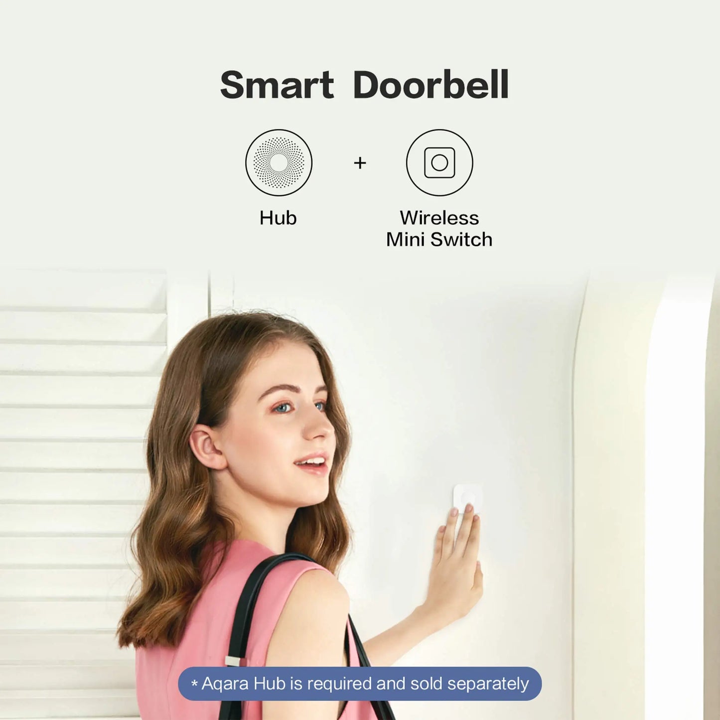 Aqara Mini Wireless Switch Zigbee Sensor One Key Control Smart Button Smart Remote Control For Apple HomeKit Mijia Xiaomi Peaceful Pleasures Health and Wellness