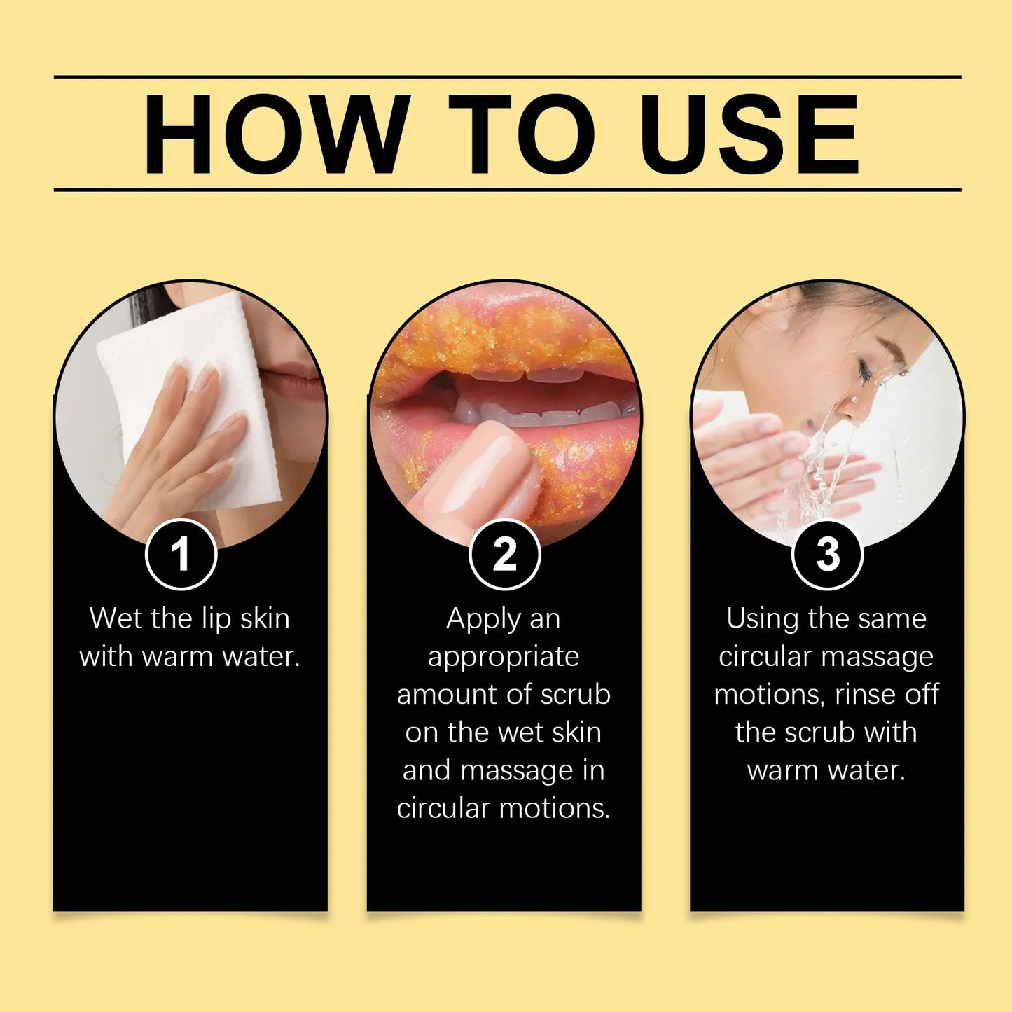 Lemon Turmeric Lip Scrub Cream – Exfoliate & Moisturize 30g