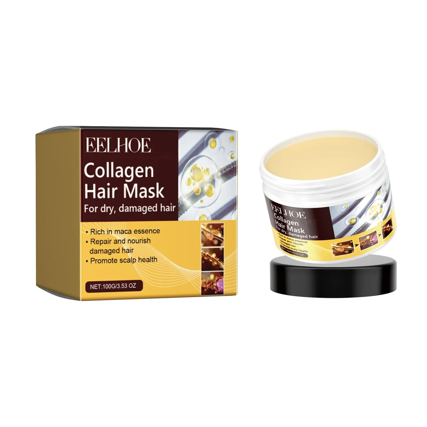EELHOE Collagen Hair Repair Mask – Smooth, Nourish & Strengthen