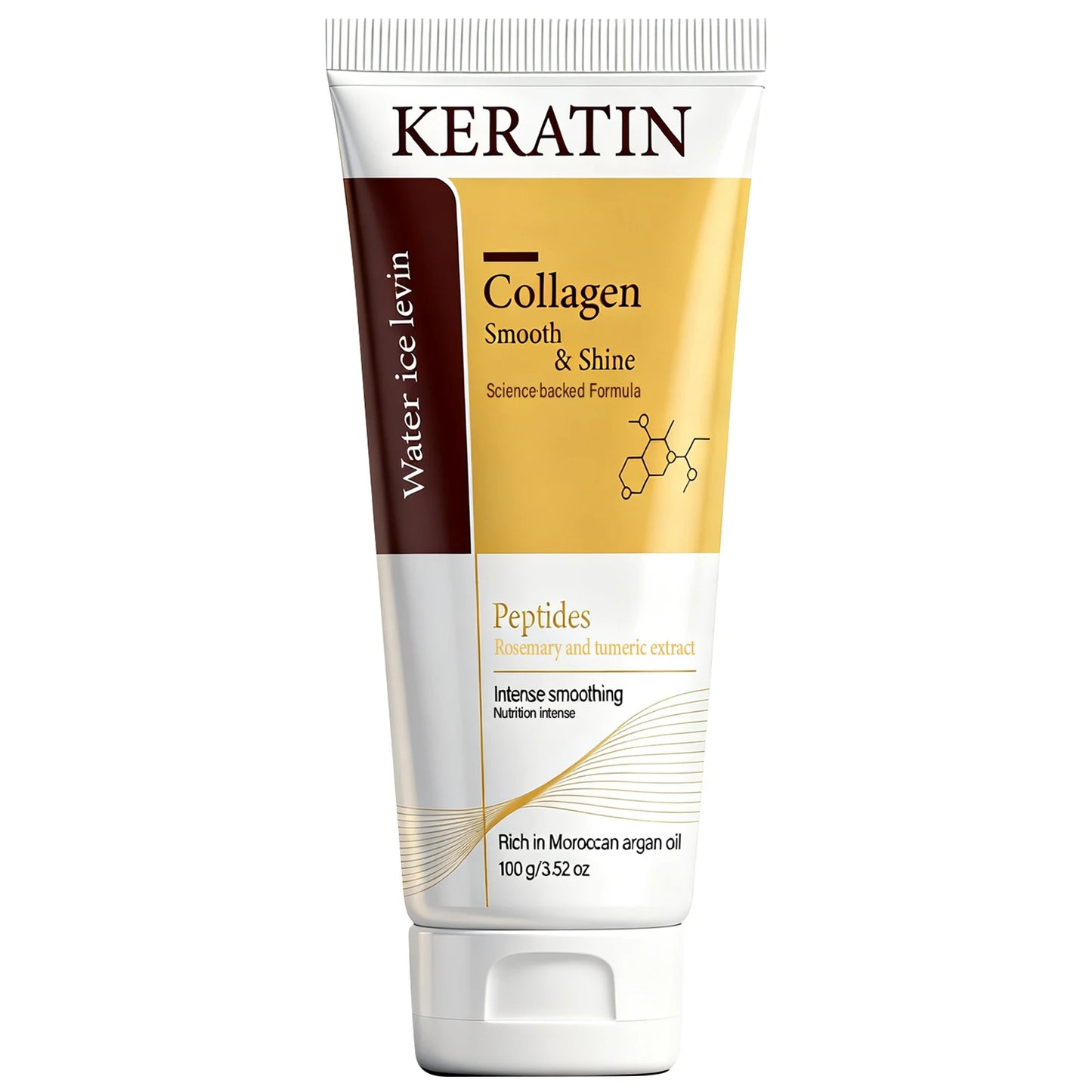 Collagen Hair Mask with Keratin & Peptides | Smoothing 100g Collagen Hair Mask Peaceful Pleasures Health and Wellness Leave-In