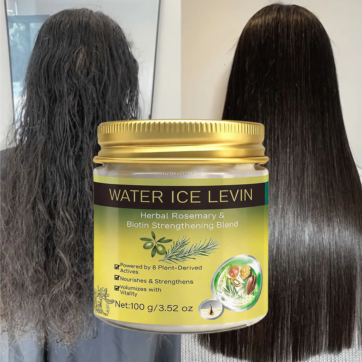 Biotin Rosemary Hair Mask with Keratin | Nourish & Volumize