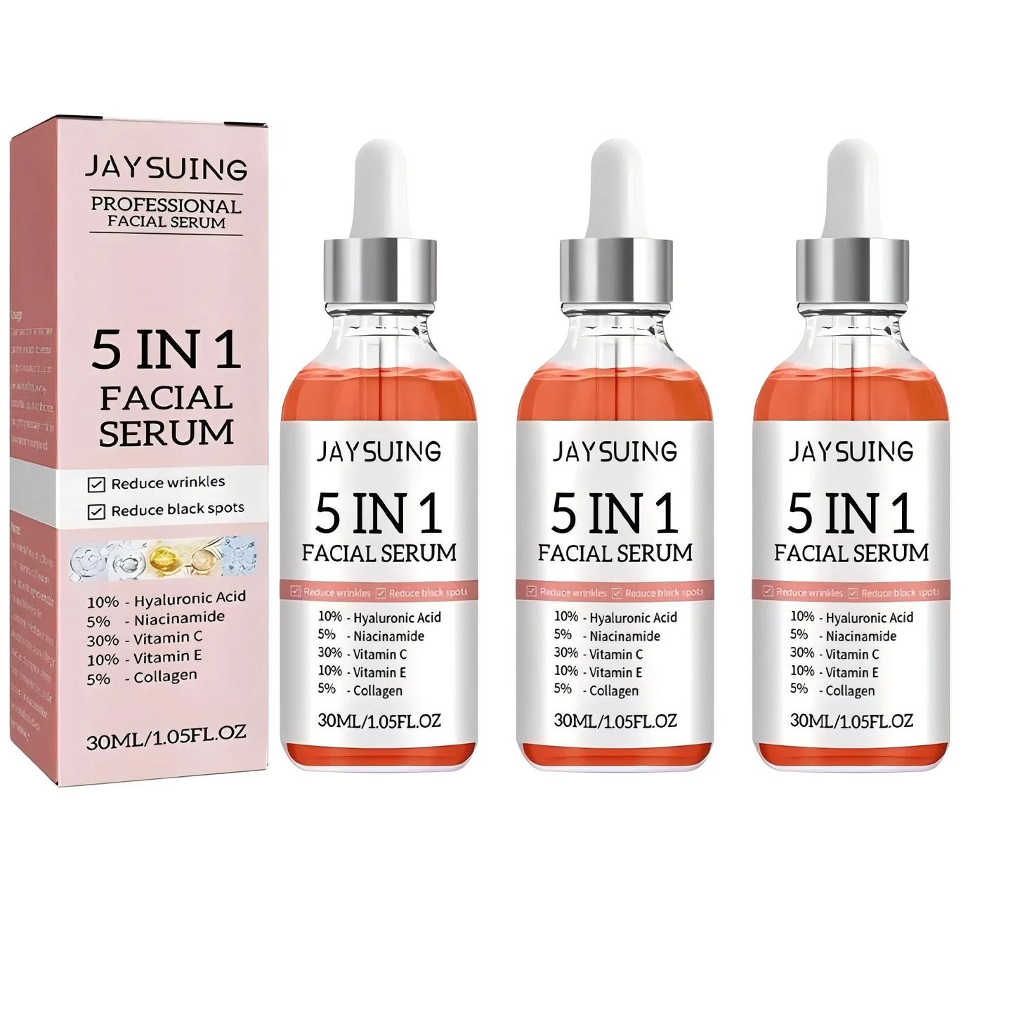 5-in-1 Anti-Aging Face Serum | Pores, Wrinkles & Brightening
