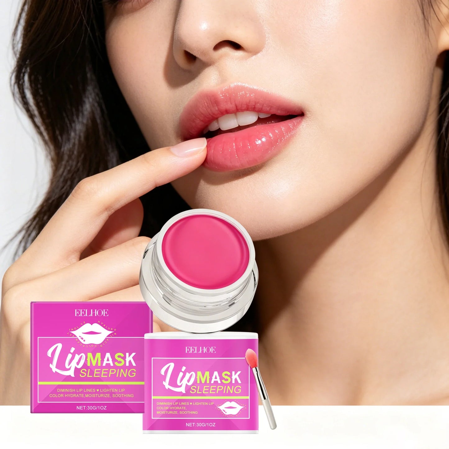 Pink Avocado Lip Sleeping Mask – Moisturize & Fade Fine Lines