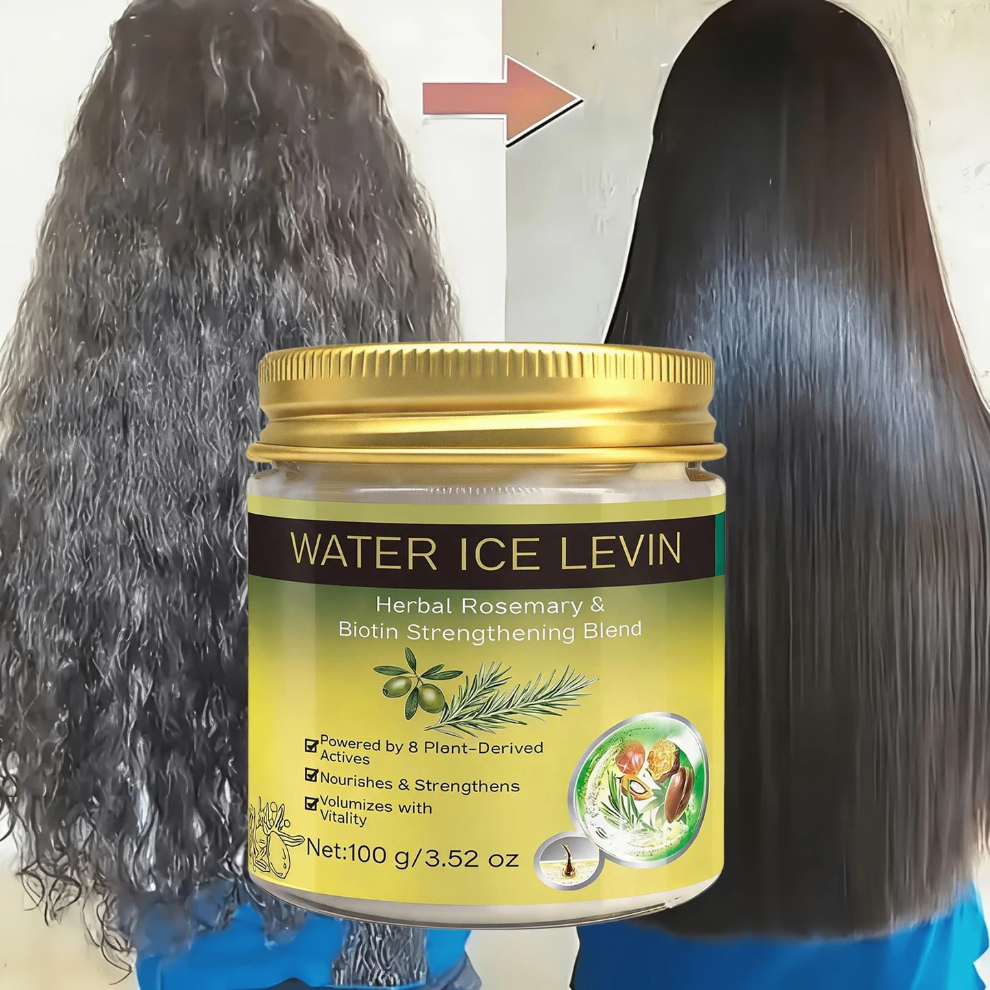 Biotin Rosemary Hair Mask with Keratin | Nourish & Volumize
