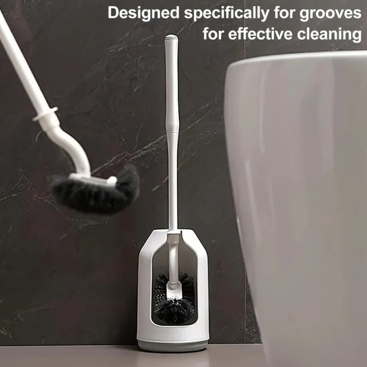 Toilet Brush Set with Ventilated Base & Long Ergonomic Handle Toilet Brush Set Oasis Select 1set