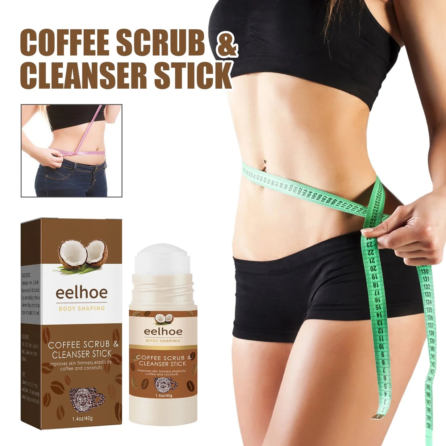 Coffee Body Scrub with Retinol – Exfoliate, Firm & Glow 40g