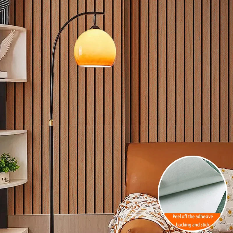 Wood Grain Self-Adhesive Vinyl Wallpaper – Waterproof Wall Sticker