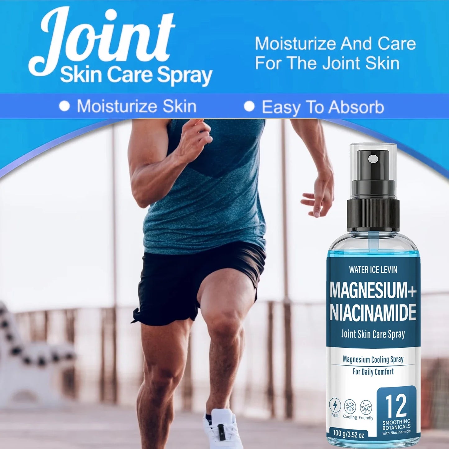 Magnesium Cooling Joint Spray – Niacinamide & Bee Venom
