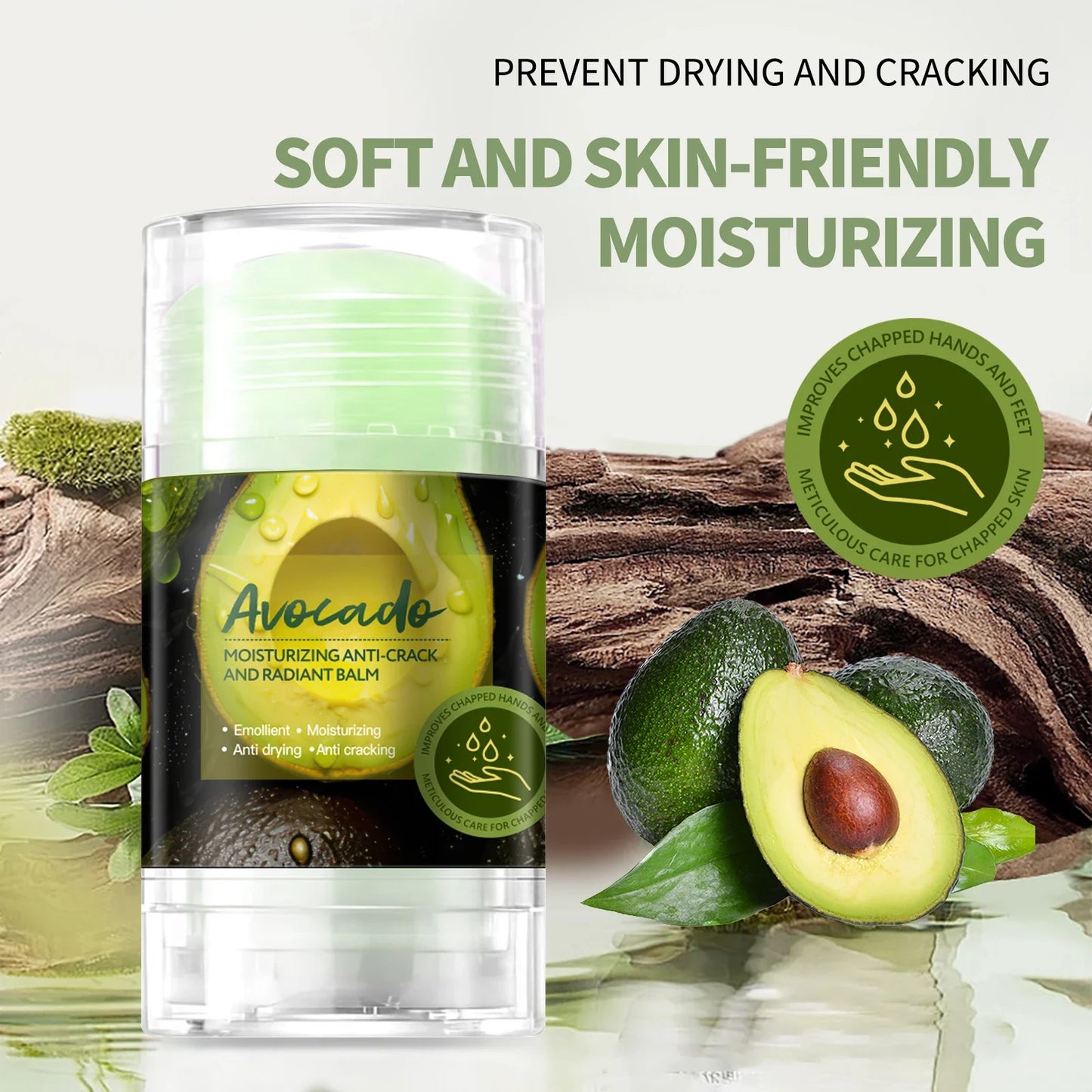 Avocado Foot Cream – Moisturizing Heel Balm & Hand Care 40g