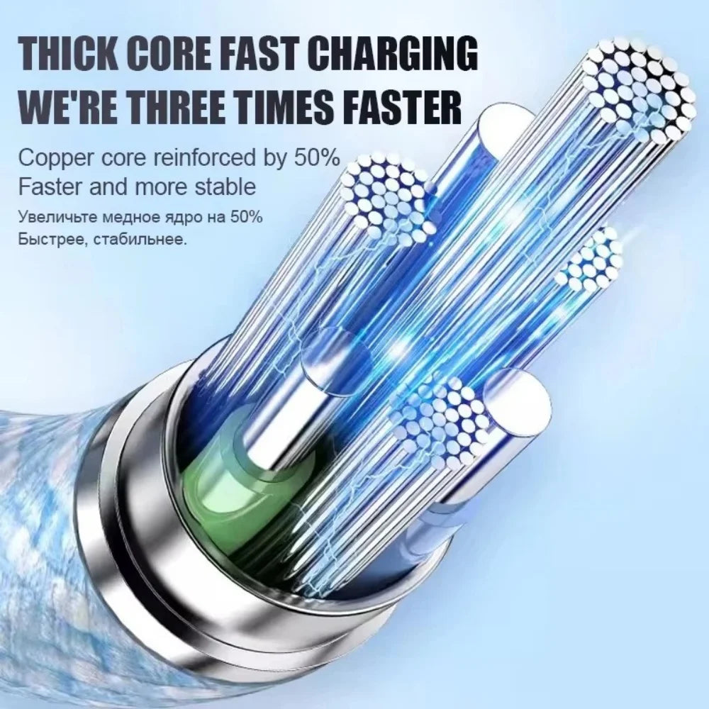 PD 60W USB-C to USB-C Fast Charging Cable | 1–3 Pack