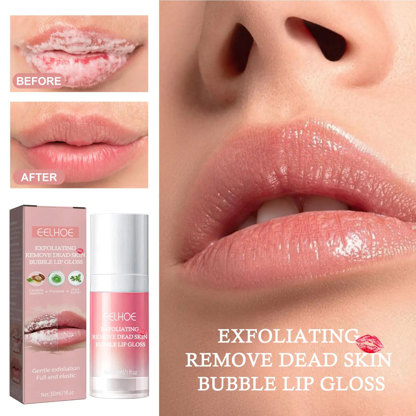 30ml Shea Butter Lip Exfoliating Mask – Moisturize & Smooth