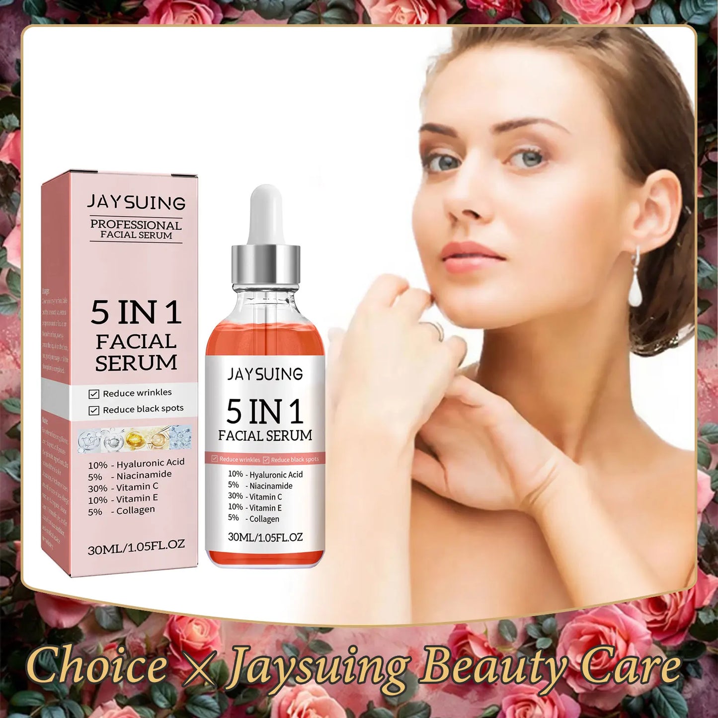 5-in-1 Anti-Aging Face Serum | Pores, Wrinkles & Brightening