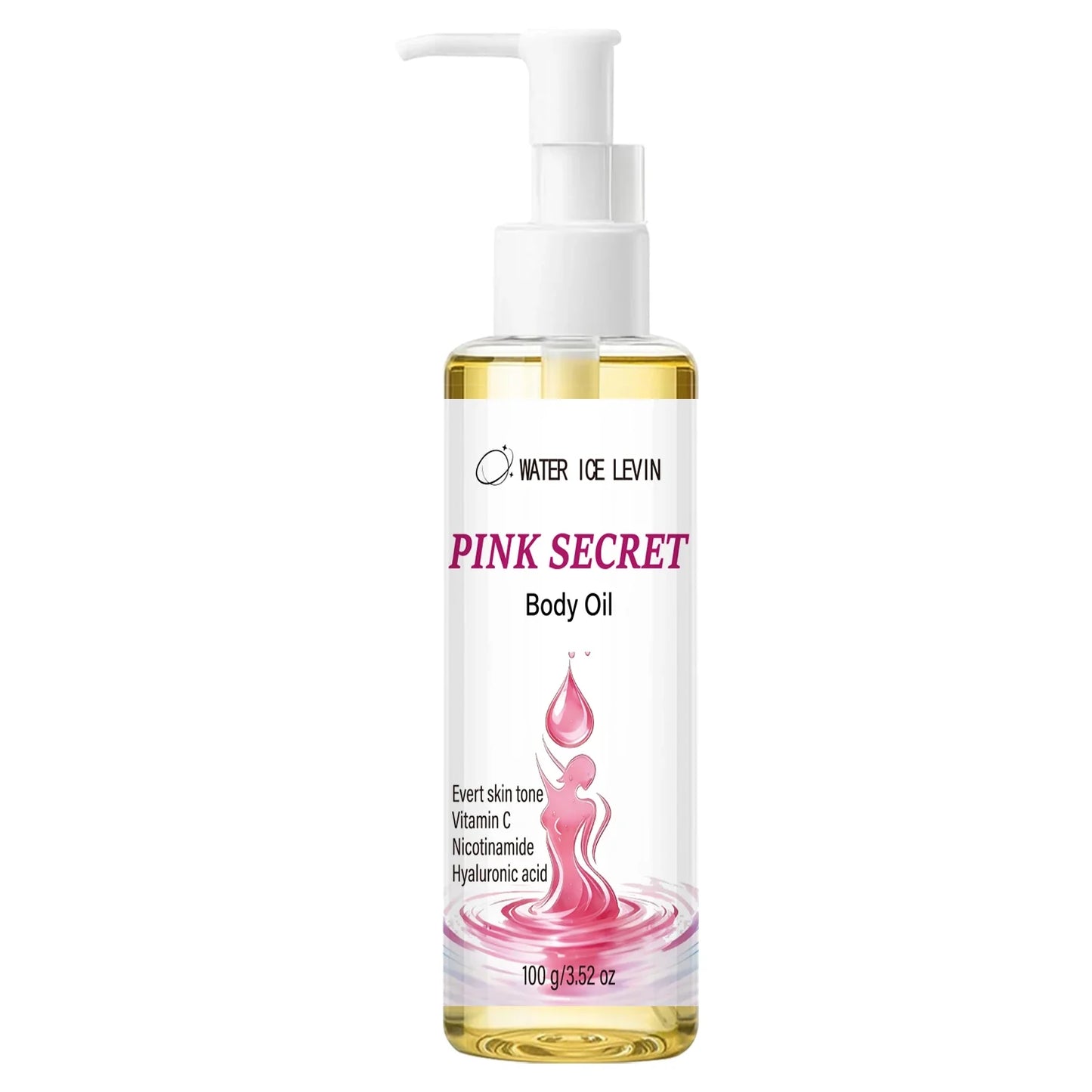 Pink Secret Vitamin C Body Oil – Niacinamide & Hyaluronic Acid