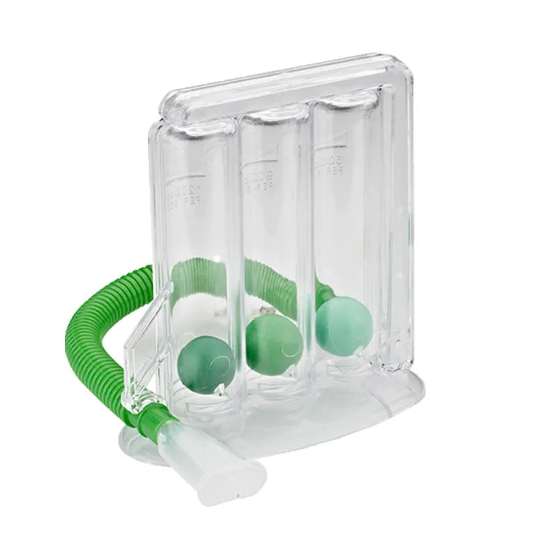 3-Ball Breathing Exerciser | Lung Trainer & Spirometer