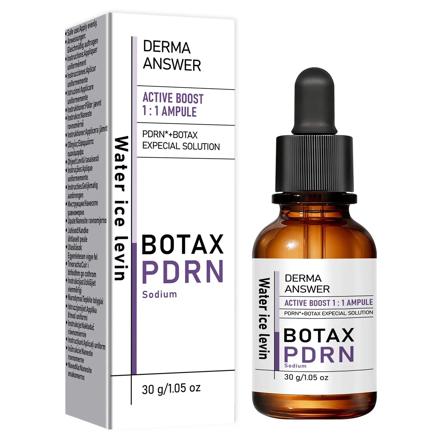 DERMA ANSWER Ampoule – PDRN, Botax, Hyaluronic Acid & Niacinamide