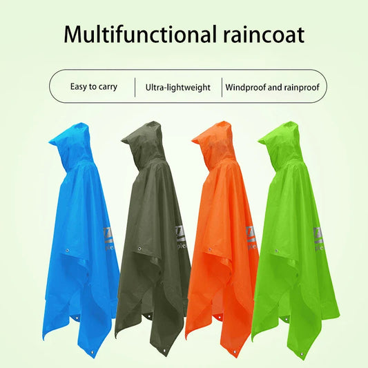 3-in-1 Waterproof Rain Poncho – Hiking, Camping & Travel Waterproof Rain Poncho Oasis Select