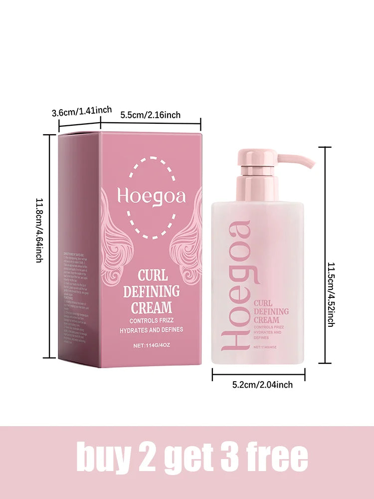 HOEGOA Curl Defining Cream – Shea Butter & Coconut Oil 140g