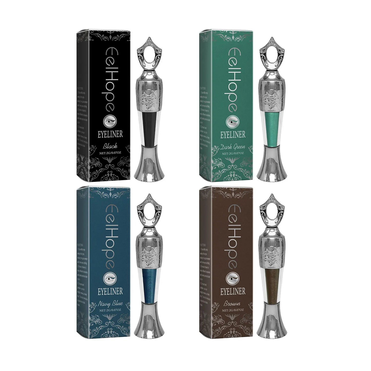 EELHOE Waterproof Liquid Eyeliner – 4 Colours, Sweatproof