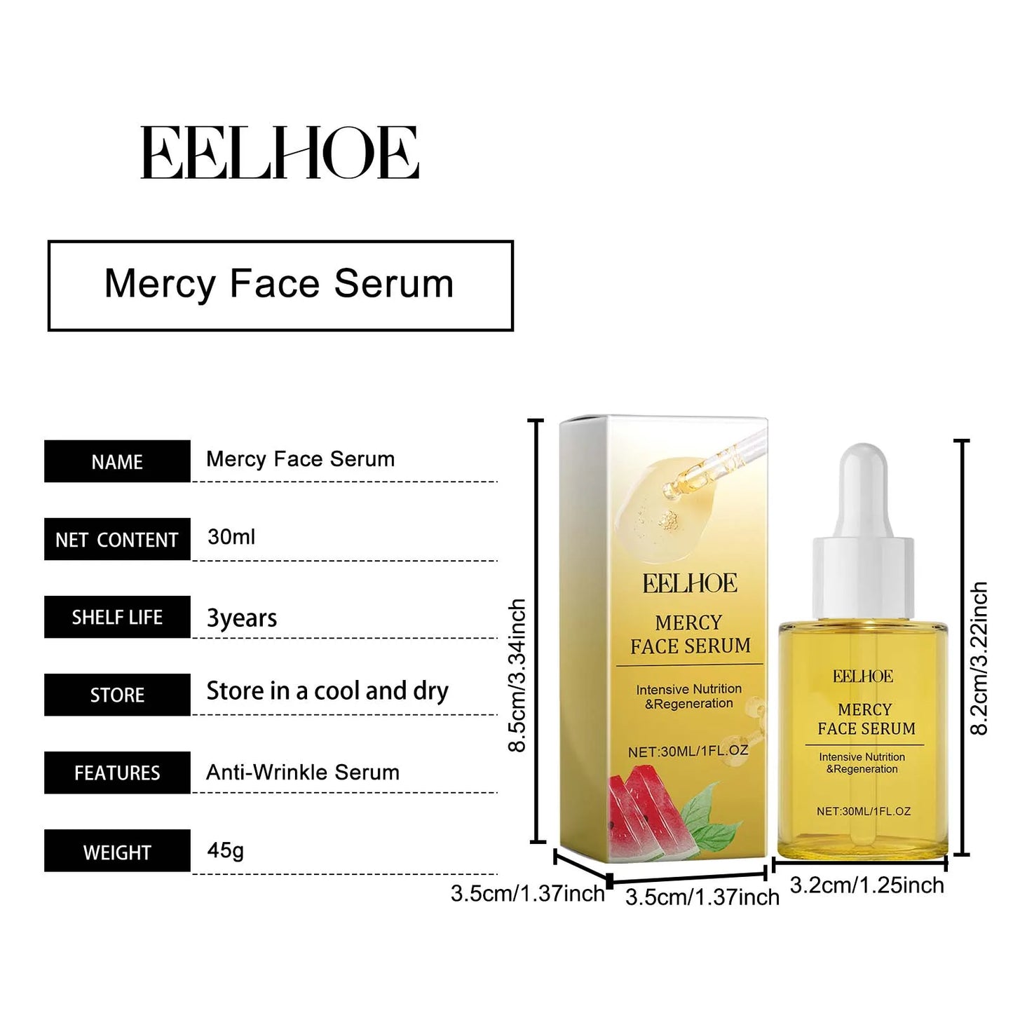 Watermelon Face Serum 30ml – Hydrating, Firming & Glowing