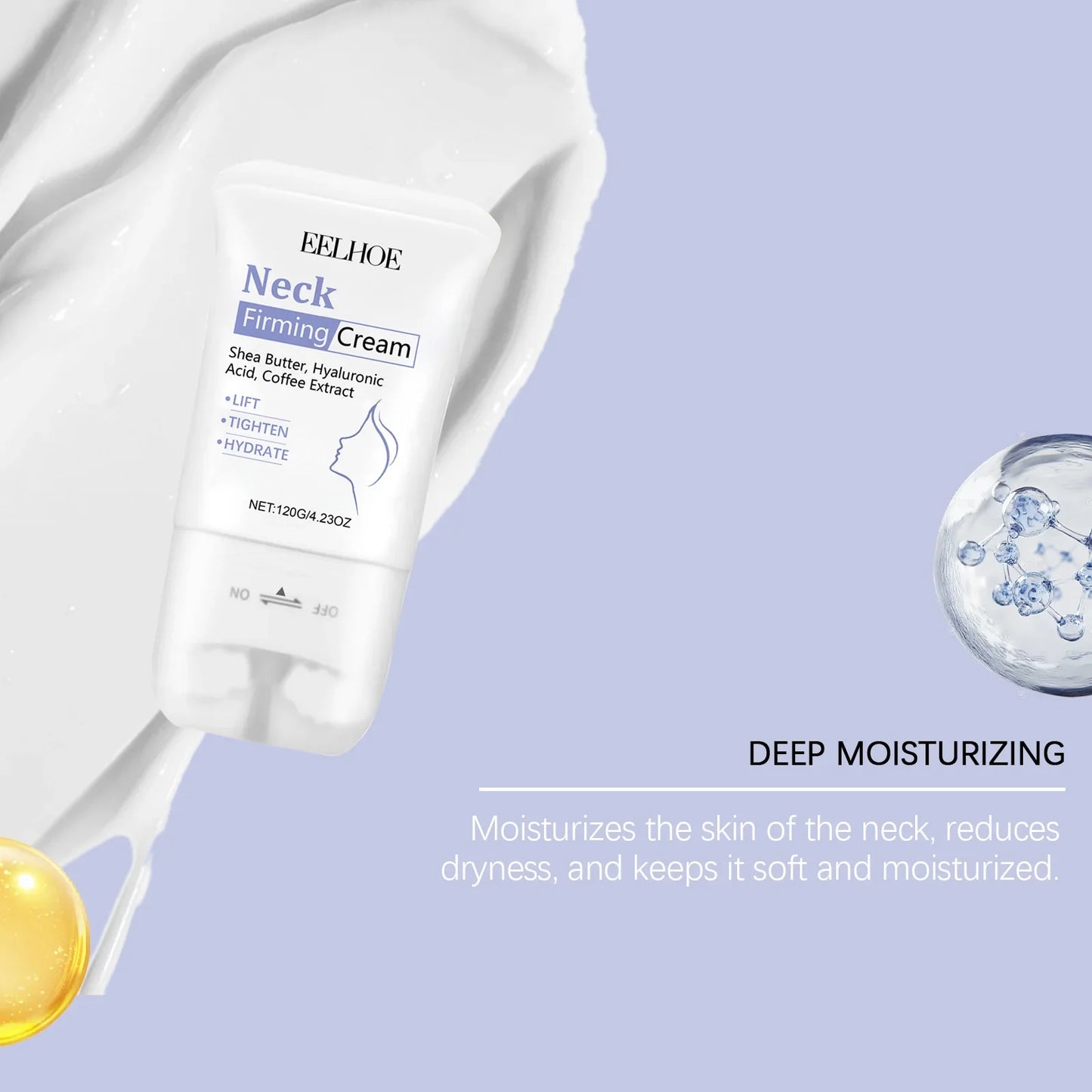 Neck Cream Roller – Firming, Moisturizing & Anti-Aging 120g