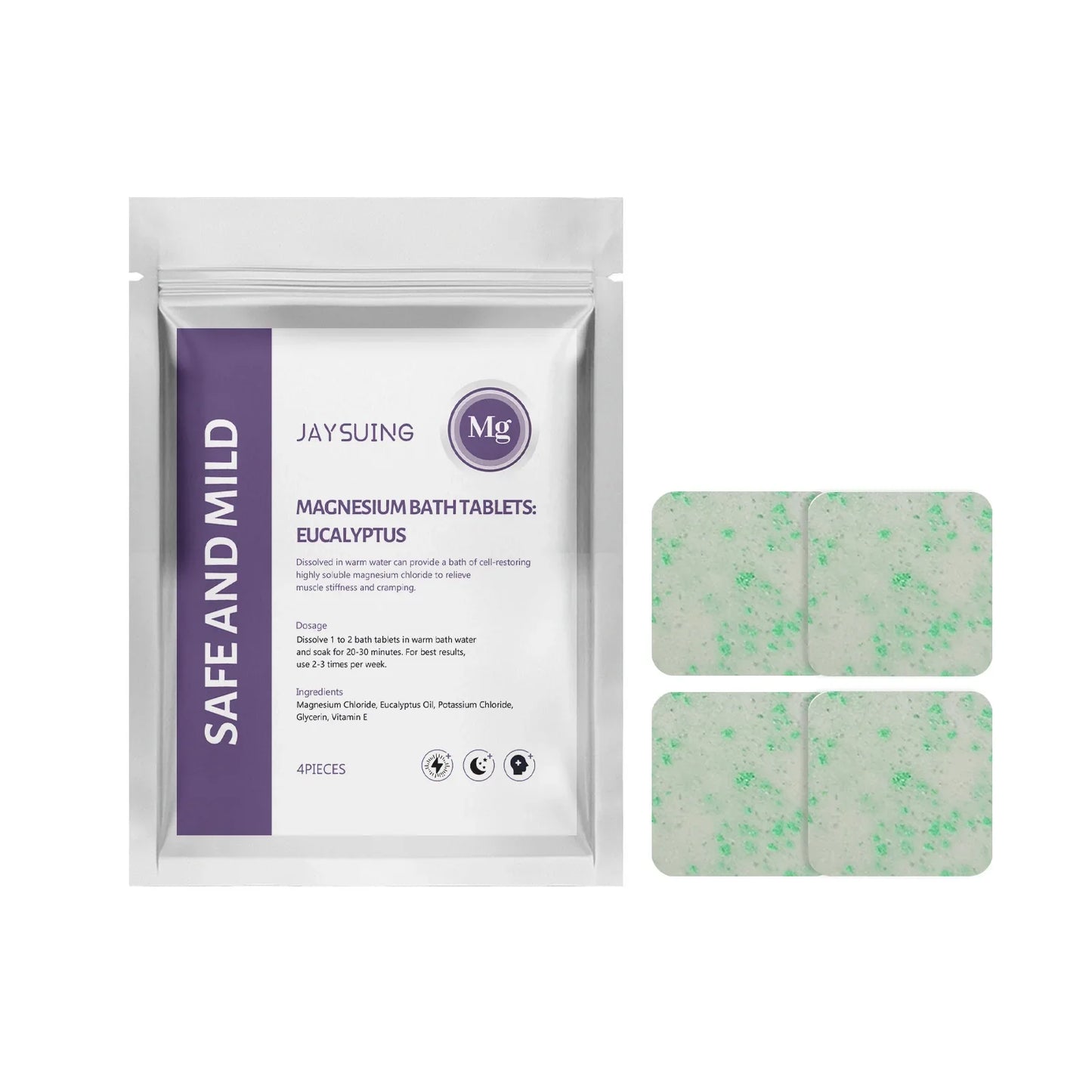Aromatherapy Shower Steamers – Stress Relief Bath Tablets 4-Pack