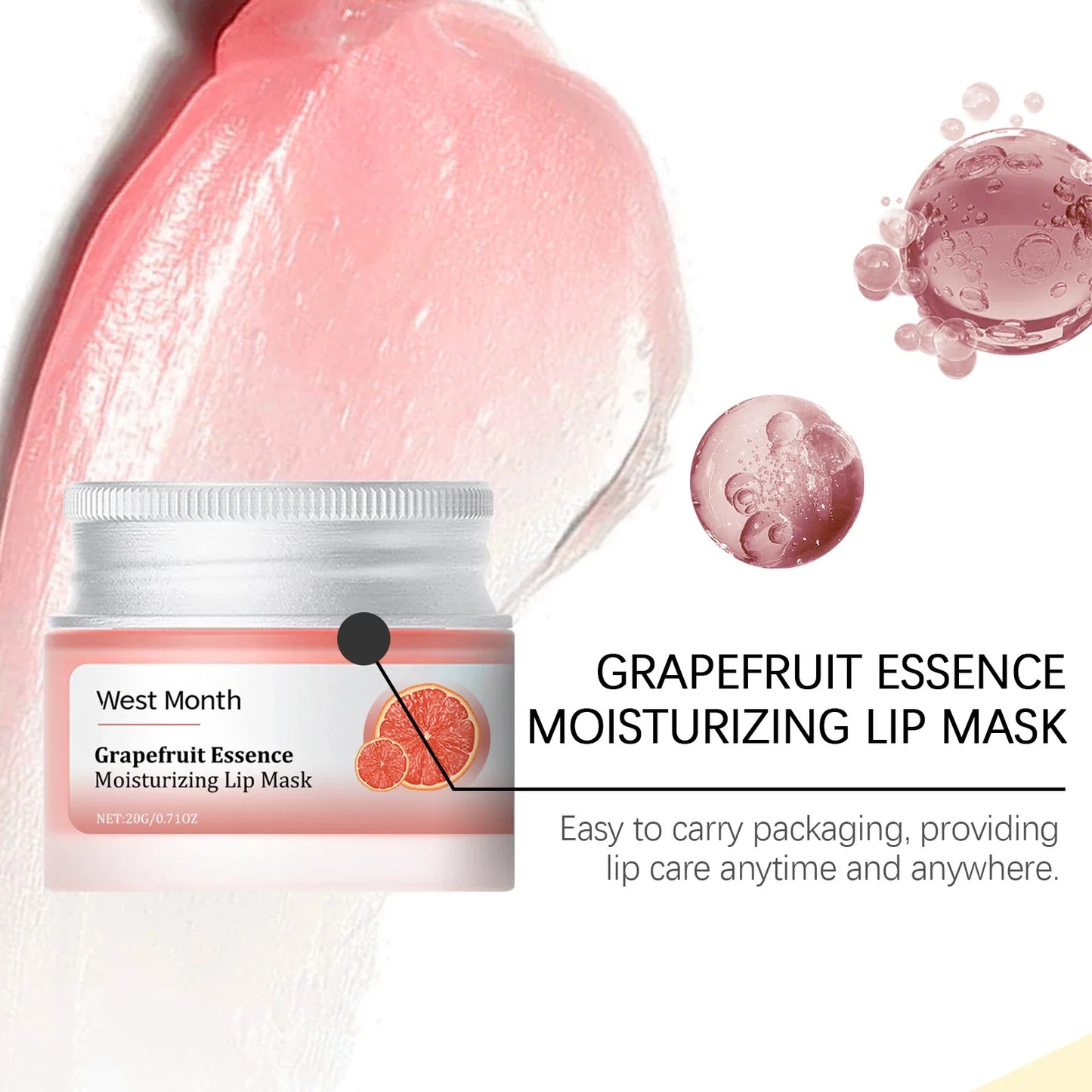 Grapefruit Essence Lip Mask – Moisturising & Fine Line Repair