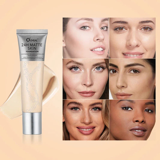 O'Cheal Matte Liquid Foundation – 6 Shades, Concealer & Contour Liquid Foundation Oasis Select