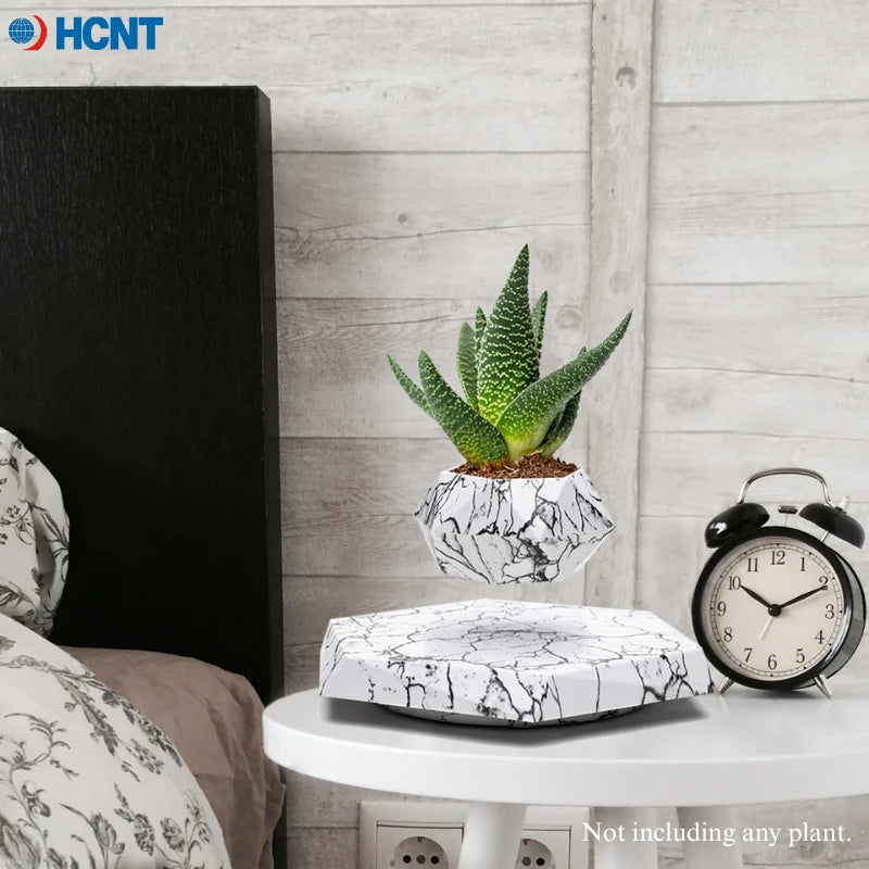 Magnetic Levitating Floating Plant Pot | Air Bonsai 360° Spin