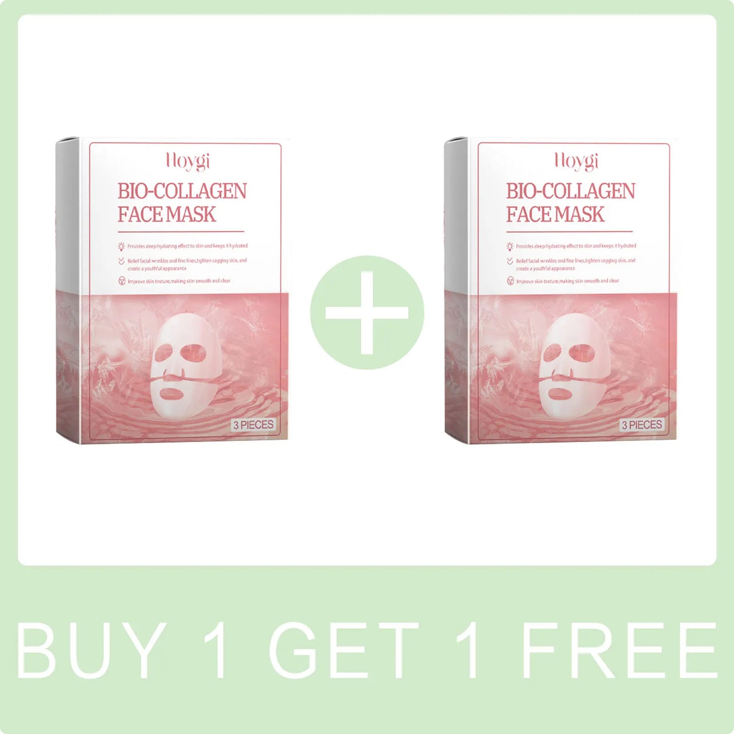 Bio Collagen Face Mask Hydrating Overnight Lifting Rejuvenation Shrink Pores Moisturizing Refreshing Brightening Face Skin Care Peaceful Pleasures Health and Wellness Buy 1 Get 1 Free