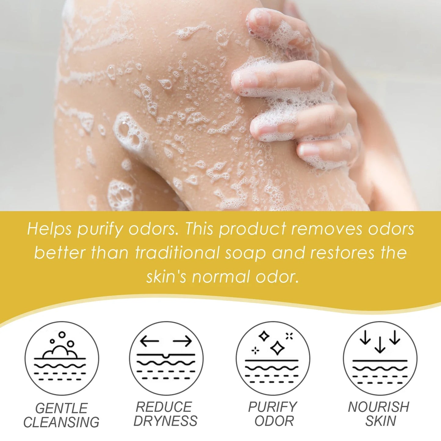 OceAura Coconut Vanilla Body Wash – Moisturizing Shower Gel