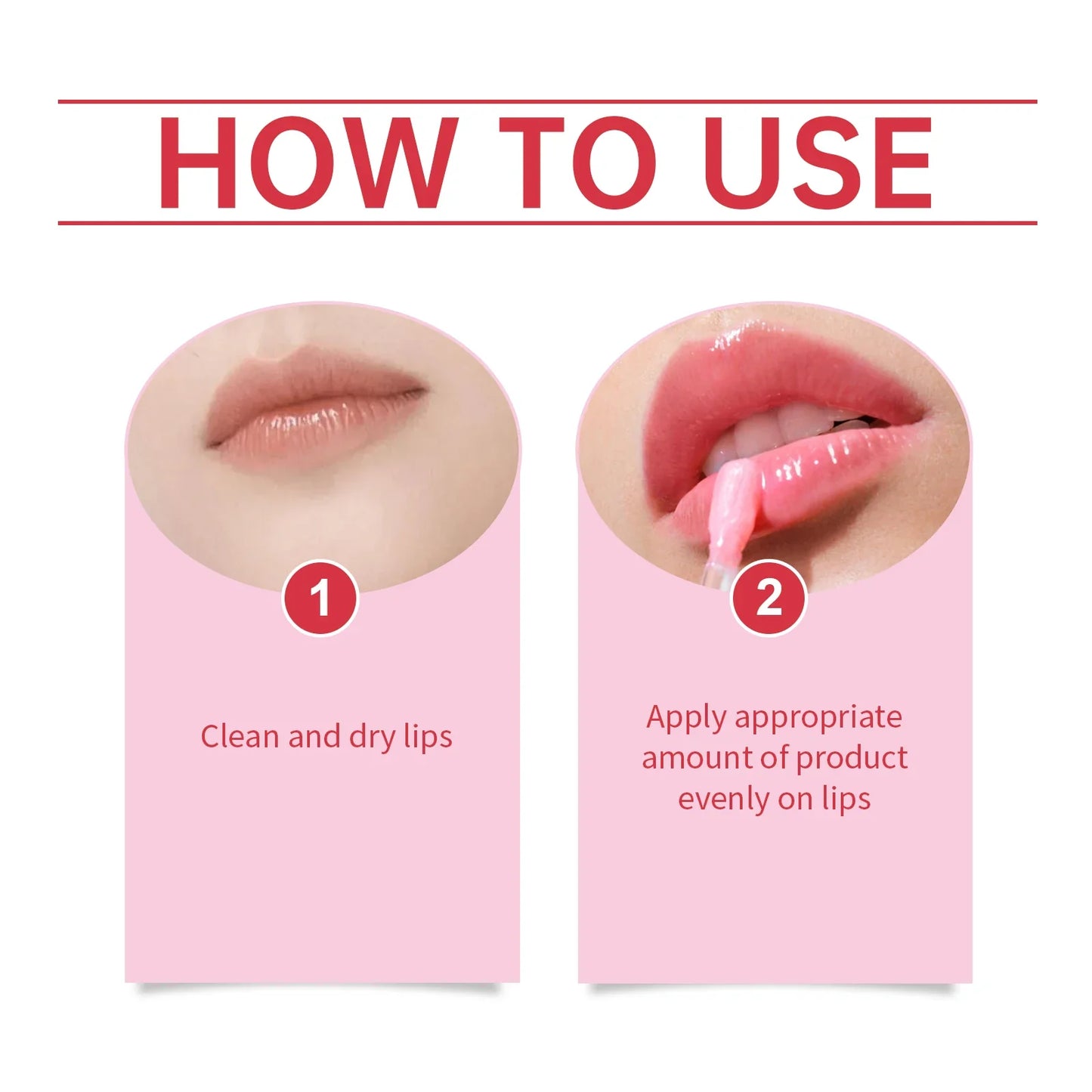 4ml Moisturizing Lip Gloss – Bright Color, Non-Sticky Lip Balm