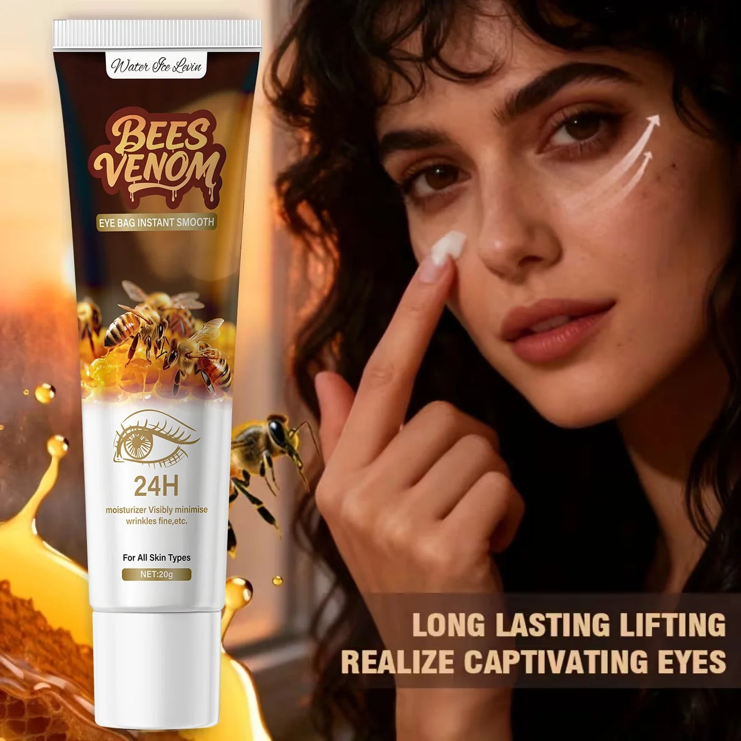 Bee Venom Eye Cream – Bags, Dark Circles & Firming