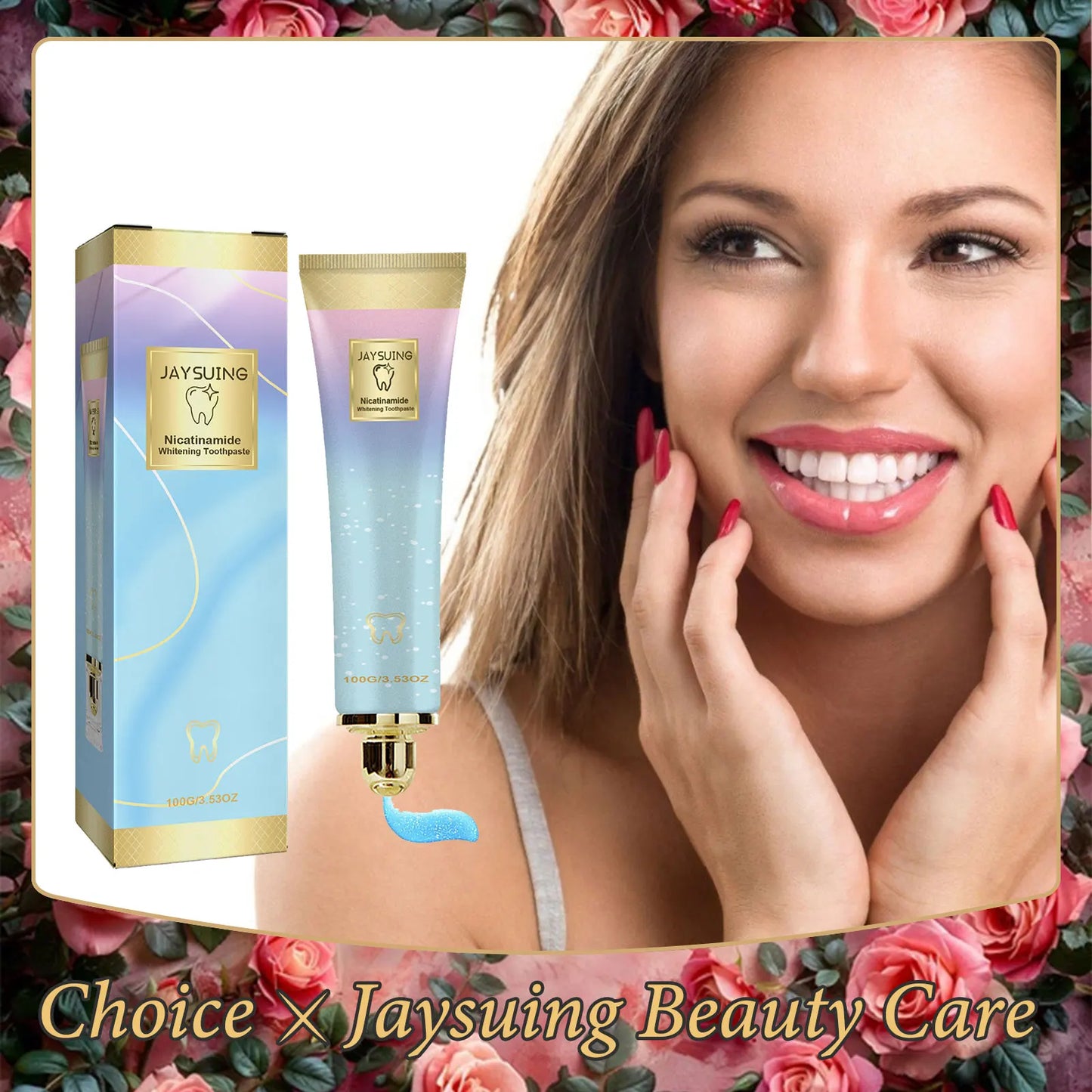 Niacinamide Whitening Toothpaste – Remove Stains & Bad Breath
