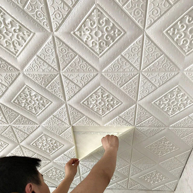 3D Brick Foam Wall Panels | Self-Adhesive 70x70cm Stickers