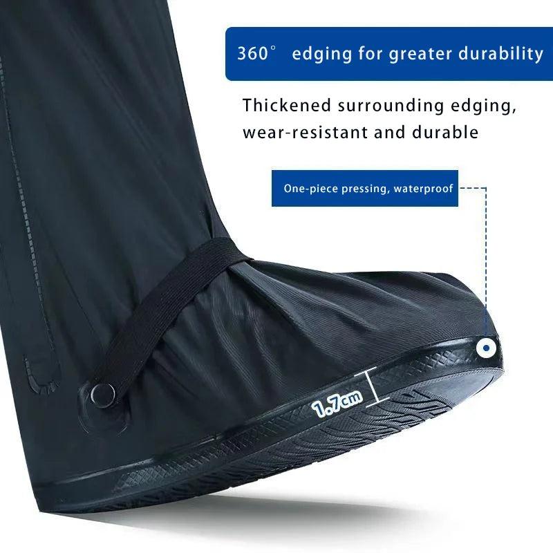 Waterproof Non-Slip Shoe Covers – Unisex Outdoor Rain Boots