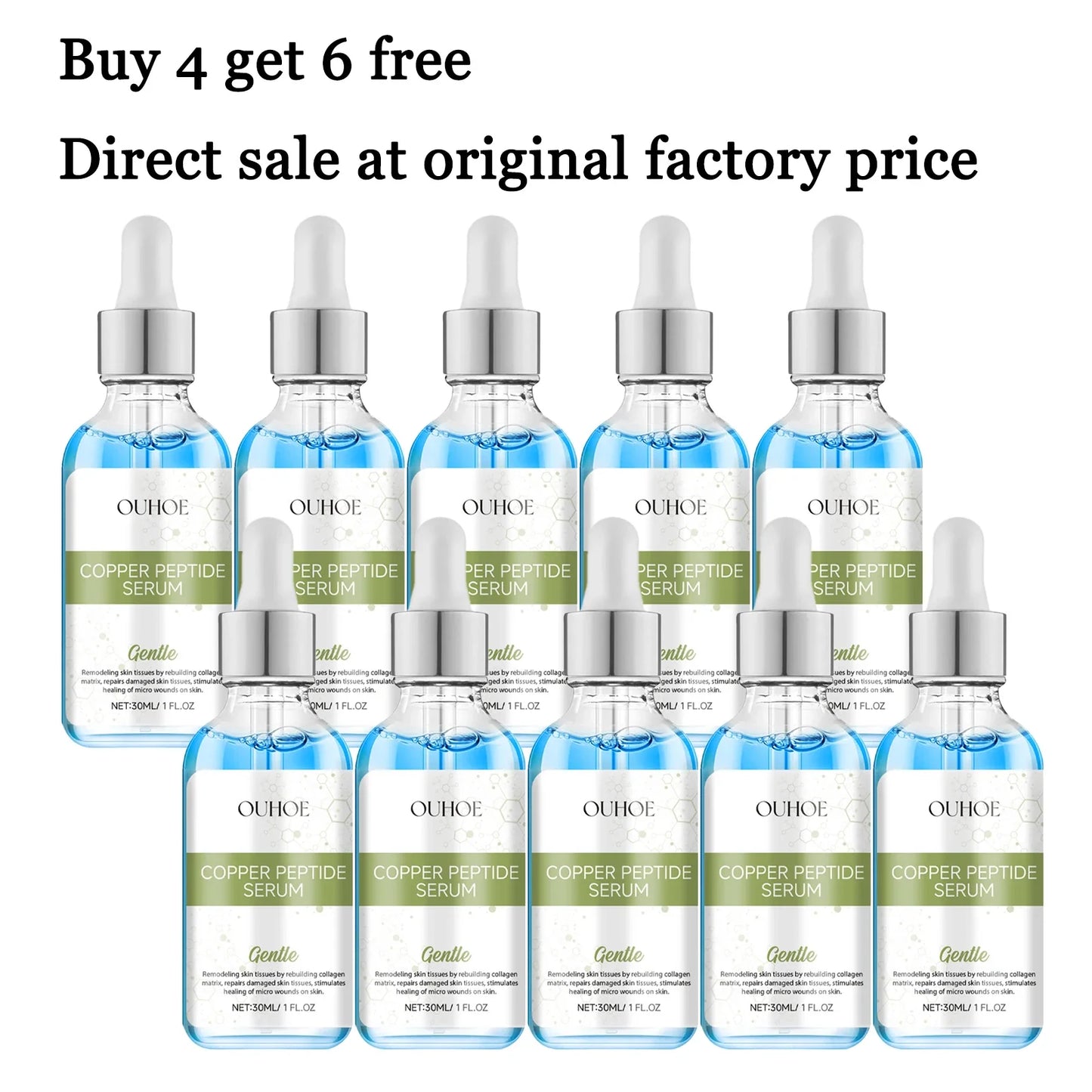 Blue Copper Peptide Face Serum 30ml – Glow, Firm & Hydrate